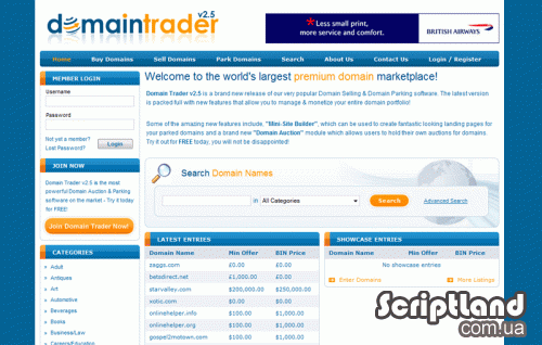 Domain Trader Script 2.2 Null