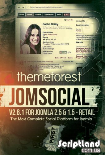 JomSocial v2.6.1  Joomla 2.5/1.5